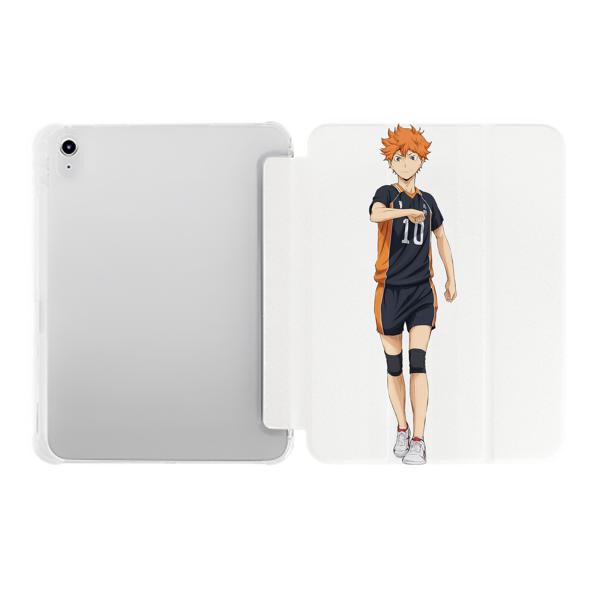 （画像用） ハイキュー!! Haikyu!! IPad ケース ペン収納付き 三つ折りスタンド PUレザー×シリコン 対応機種9.5/10.5/10.9インチ